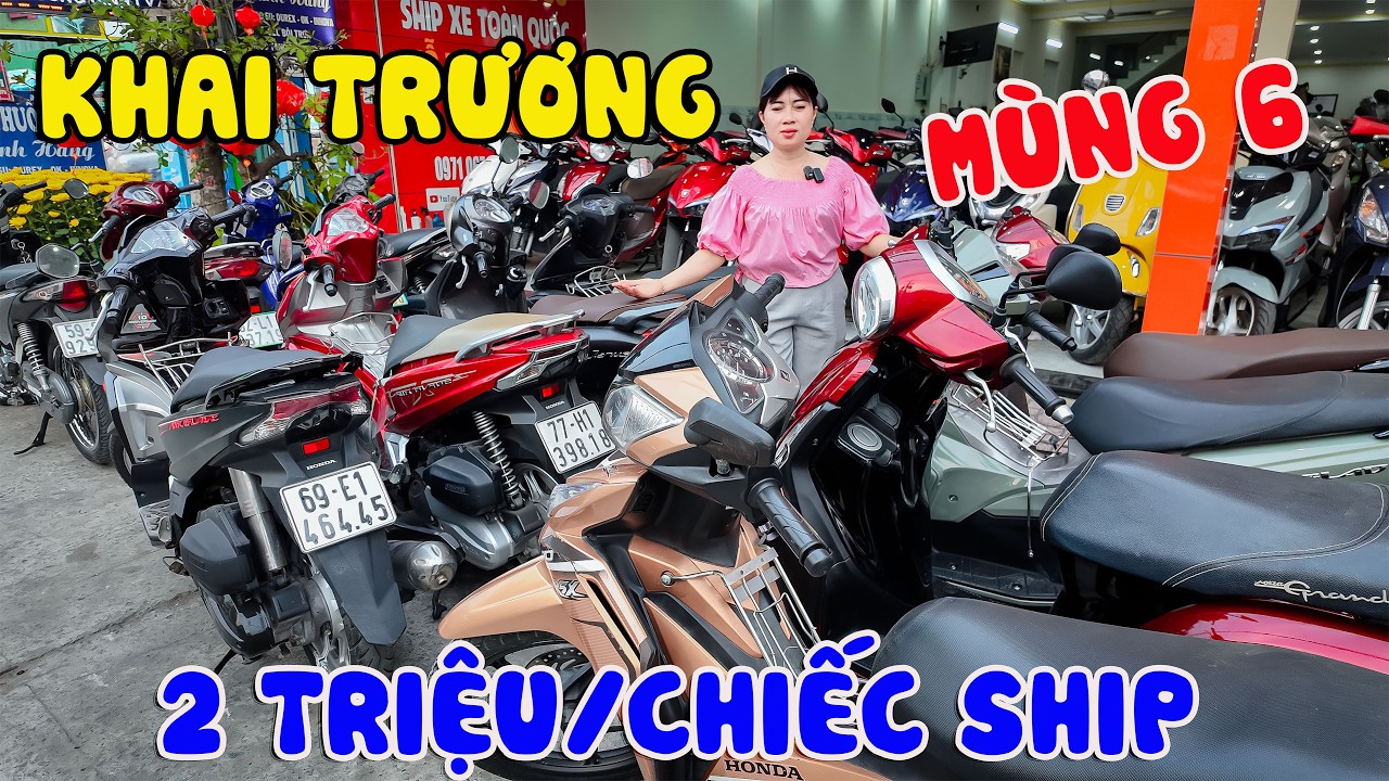 ĐẦU NĂM CAO LÊ THANH LÝ WAVE SIURIUS VISION SH MODE PCX AB XE ĐI LÀM 2 TRIỆU SHIP