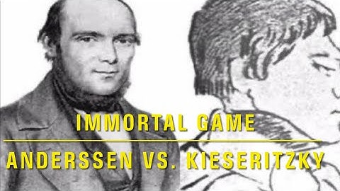 🎸 The Immortal Game:  Adolf Anderssen v Lionel Kieseritzky🔥 - Official Music Video