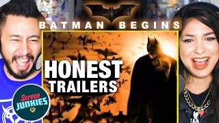 HONEST TRAILERS - BATMAN BEGINS | Reaction!