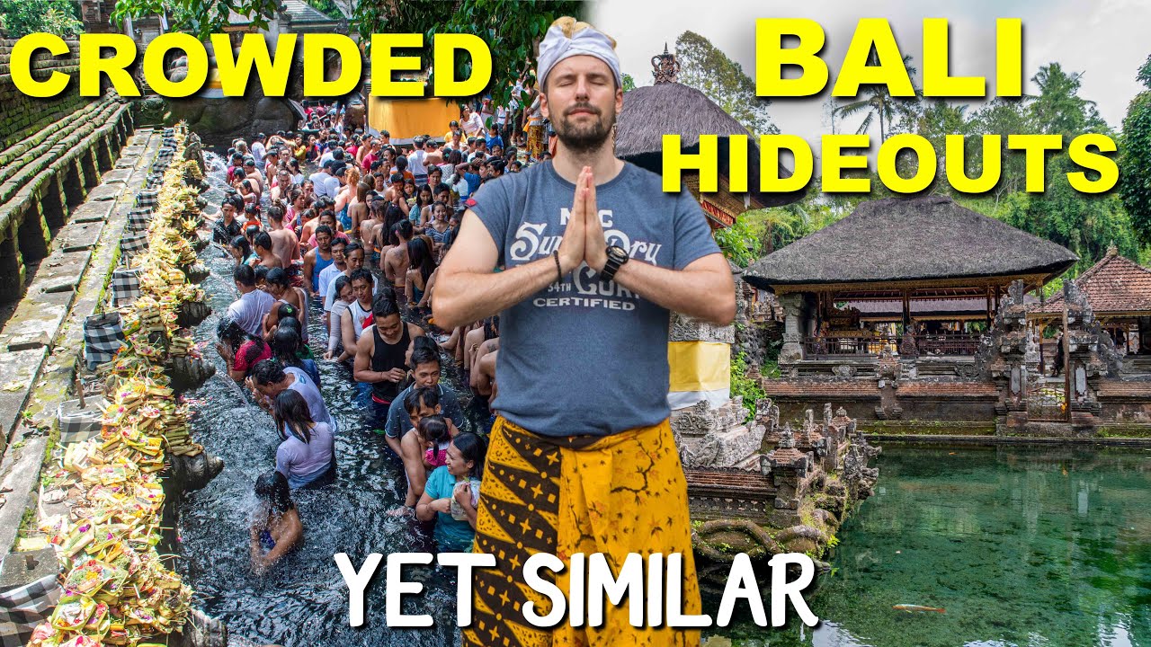 BALI: 3 Crowded Places with similar NON-TOURISTY Alternatives - Bali