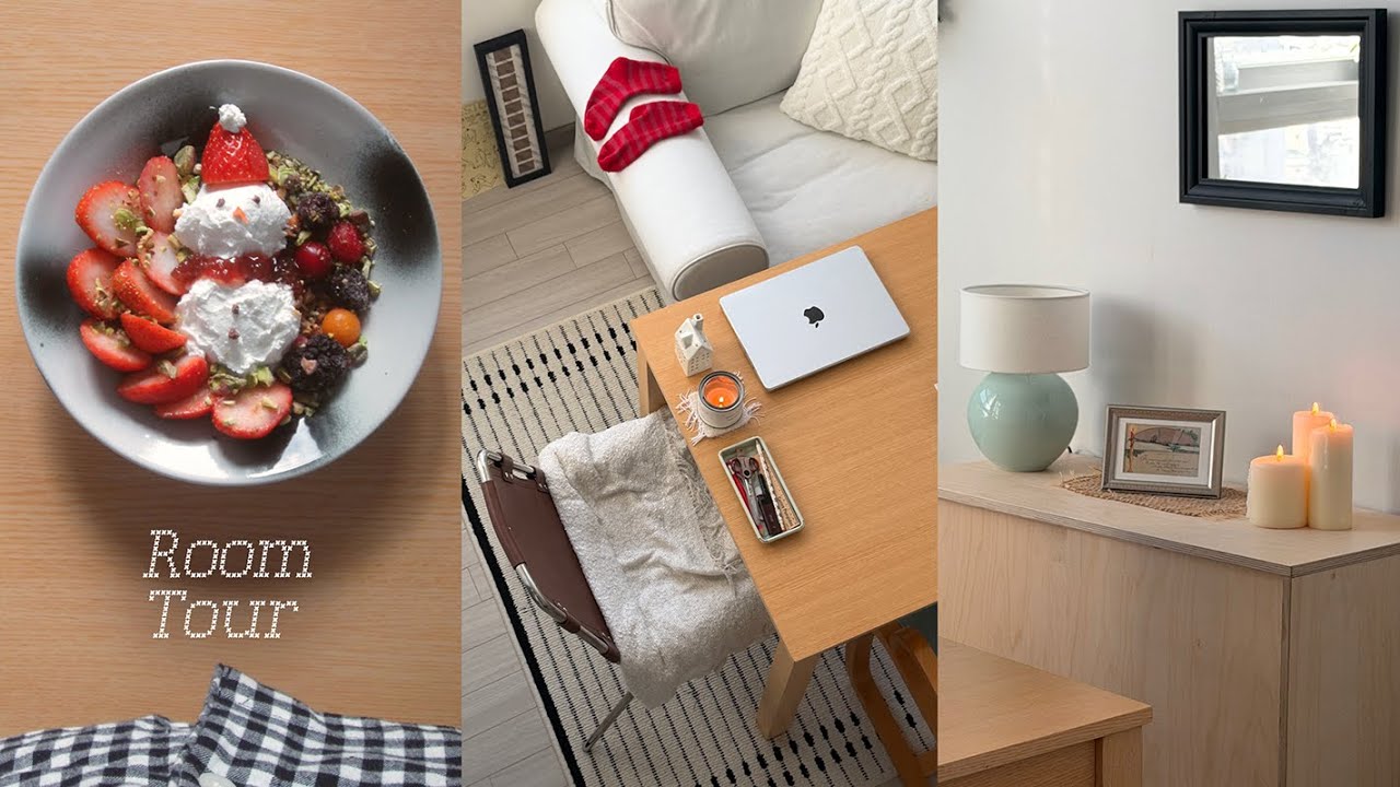 Vlog. 오피스텔 룸투어🏠 자취 꿀템이랑 소품 풉니다 어여와𐙚⋆자라홈엔 예쁜 거 천지⋆* ❅