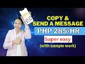Earn php285 per hour by messaging flexible hours  sincerely cath
