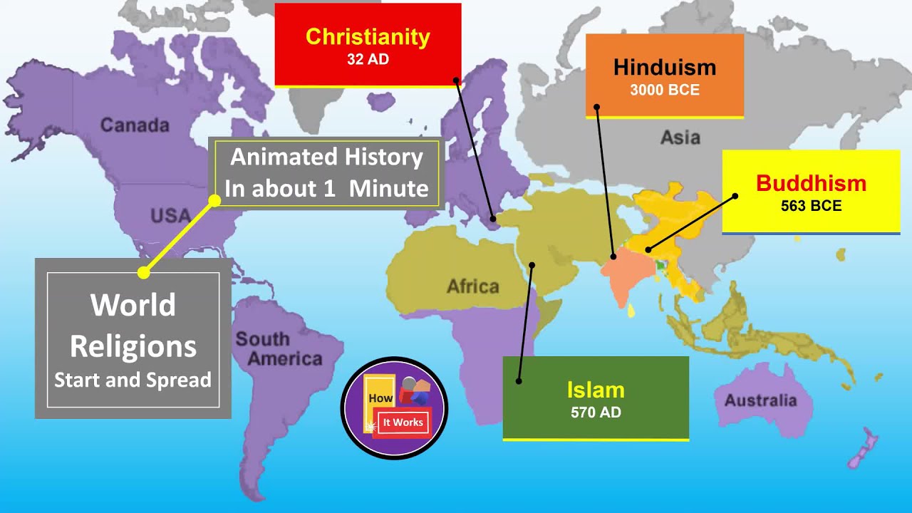 world religions map