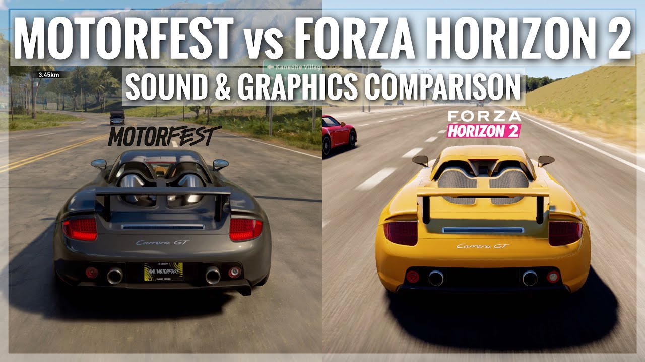 90+ The Crew Motorfest Car Sounds vs Forza Horizon 2 Car Sounds Comparison