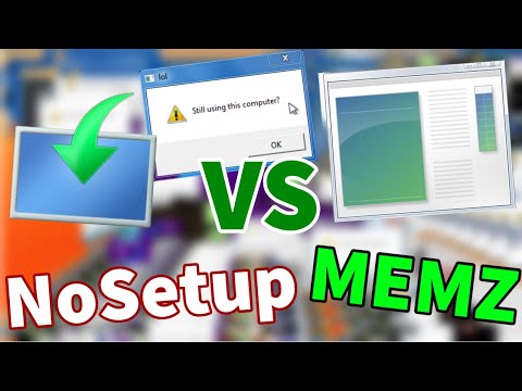 MEMZ Virus vs NoSetup Virus (by me) | Interesting Malware 1v1