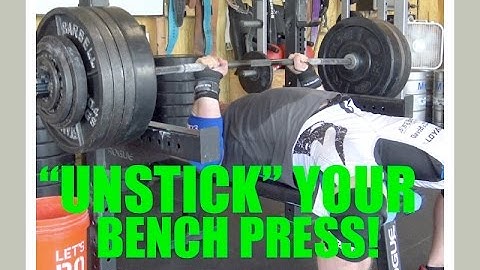 How To "UNSTICK" Your Bench Press & a 480 Close Grip Bench PR!