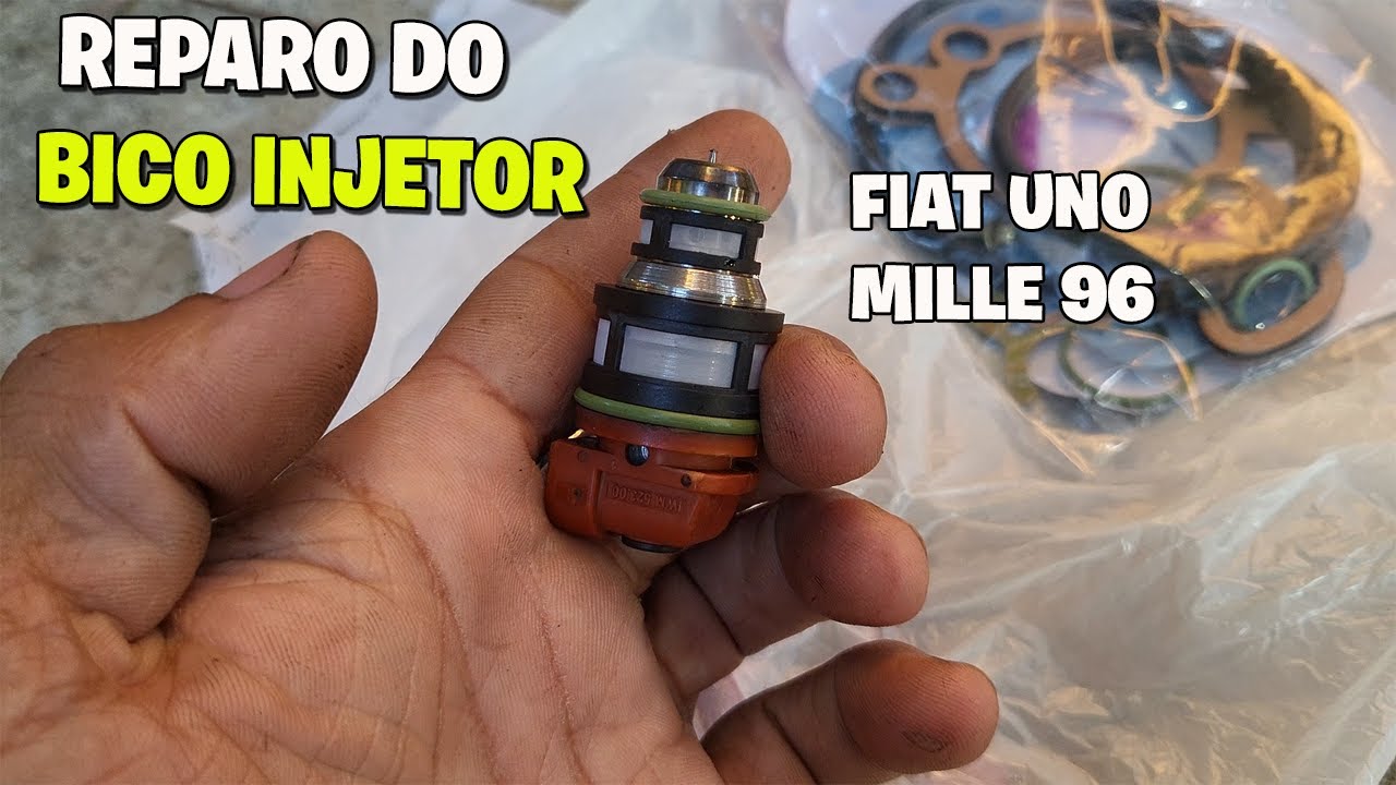 COMO TROCAR O REPARO DO BICO INJETOR DO FIAT UNO MILLE 96