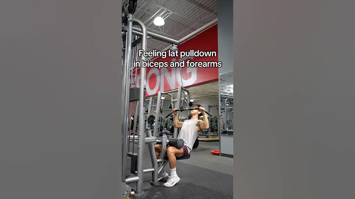 Never Feel Biceps and Forearms more than Back on Lat Pulldown Again…