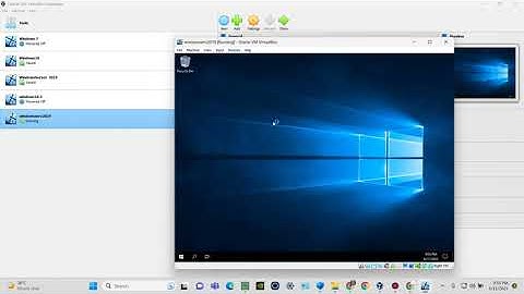 Installation of Windows 10 and Windows Server 2019 using Oracle VM