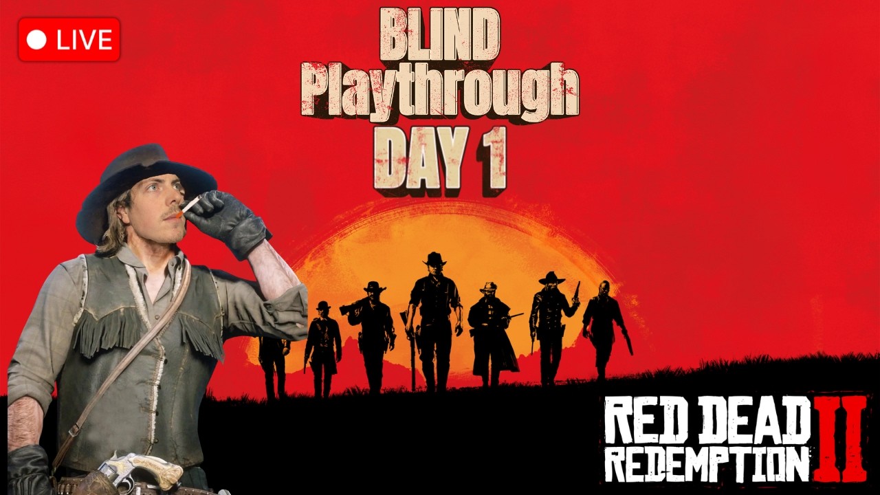 RED DEAD REDEMPTION 2 BLIND PLAYTHROUGH | DAY 1!! - YouTube