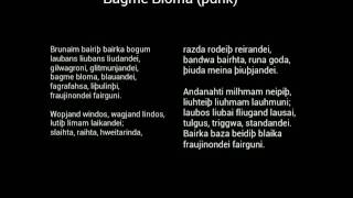 Bagme Bloma - Punk