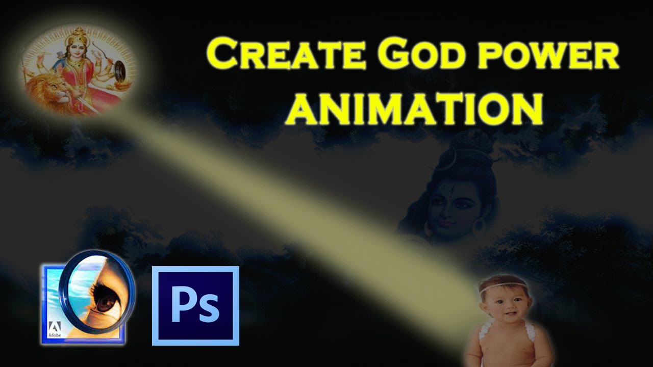 Create God Power effect with animation on Photoshop|| - YouTube