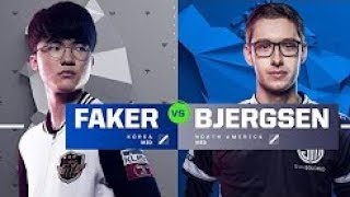 Faker vs  Bjergsen   Quarterfinals   1v1 Tournament   2017 All Star Event