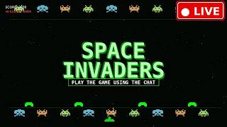 🔴 Play Space Invaders With the Chat! #shorts