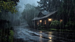 Sonido de Lluvia Relajante para Dormir - Lluvia y Truenos en Techo en Bosque, ASMR #108