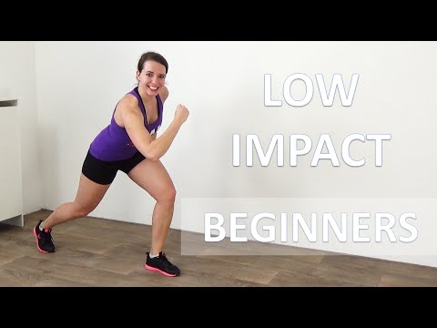 40 Minute Low Impact Workout for Beginners - Low Impact Cardio & Strength Exercises Only