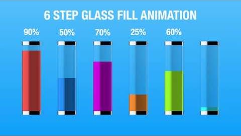 #033 Keynote Magic Move:Glass Fill Animation:Free Template 2019 Same as PowerPoint