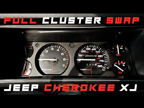 Full Gauge Cluster Swap Jeep Cherokee XJ 