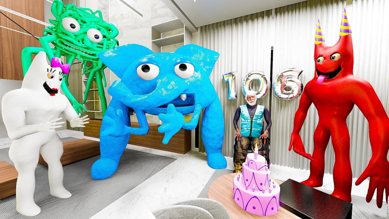 Ninja Noodles and Coach Pickles in a Birthday ! (Garten Of Banban 3