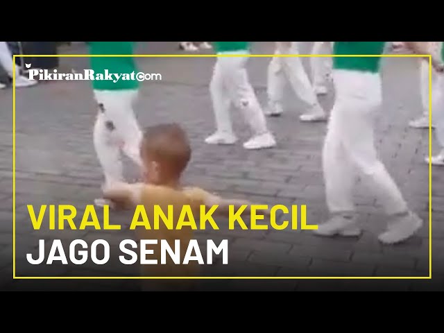 Viral Anak Kecil Ini Jago Senam, dengan Luwesnya Melakukan Gerakan Senam Bersama Sekelompok Ibu-Ibu class=