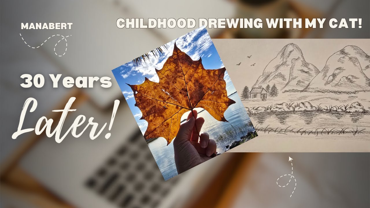 رجعت رسمت رسمة الطفولة، وبزونتي دخلت بالسالفة | I revived My Childhood ...