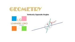 ANGLES - How to calculate vertically opposite missing angles Tutorial 2