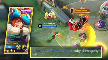 Mangkin Ga Logis Ini Build & Emblem MM | Build Ruby Tersakit 2022 | Top 1 Global Ruby - MLBB