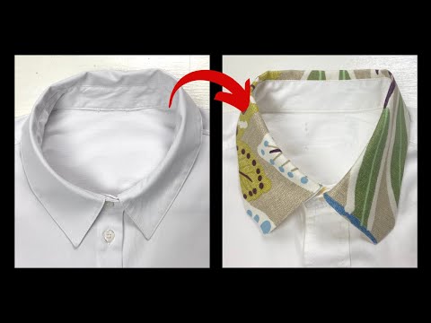 How to design a dress shirt collar. Easy Peasy Angela Woolsey 