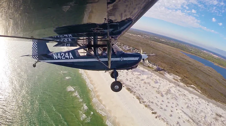 Banner Towing Over Gulf Shores, Alabama