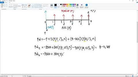 Engineering Economics - PW of Equal-Life Alternatives
