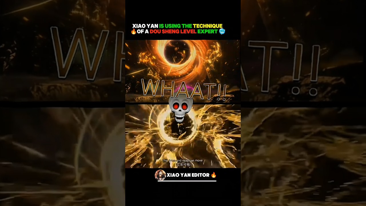 Xiao Yan using the technique of a Dou Sheng Expert 