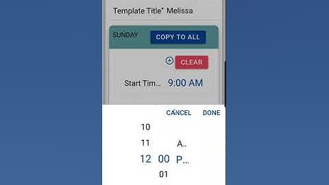 All Care Software EVV Creating Template Applying to Manual Electronic Time Sheet