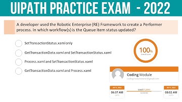 UiPath Practice Exam (Advanced - 2022) - Part 6