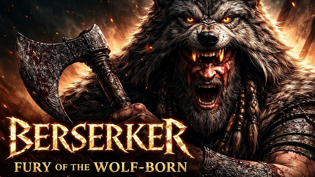 BERSERKER – Fury of the Wolf-Born | English & Old Norse | Epic Dark Viking Battle Music Lyrics Video