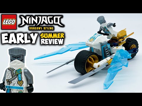 Zane's Ice Motorcycle EARLY Review! LEGO Ninjago Dragons Rising Set 71816