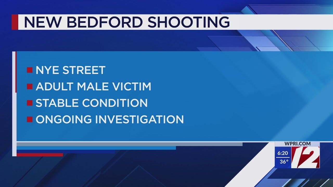 New Bedford police investigating after shooting incident - YouTube