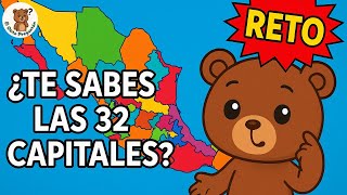 ¿Puedes nombrar las 32 capitales de México? 🧠🇲🇽 | Reto del Osito Preguntón screenshot 4