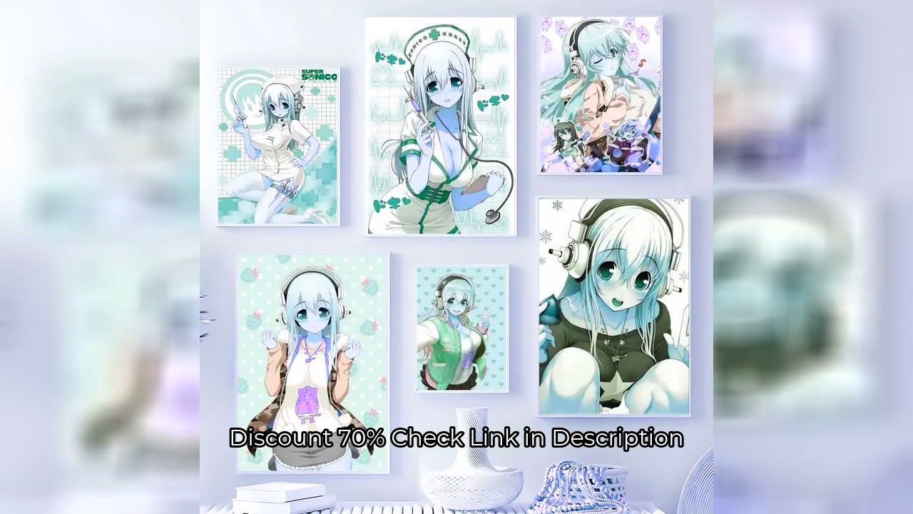 S-Super S-Sonico Poster Picture Canvas Painting Wall Art Home Decoration Print For Living Room Decor