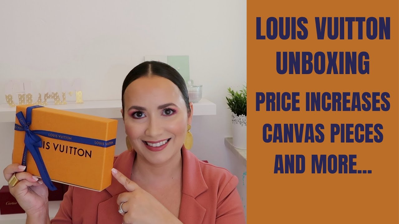 LOUIS VUITTON UNBOXING PRICE INCREASES CANVAS PIECES DISCONTINUED NEW