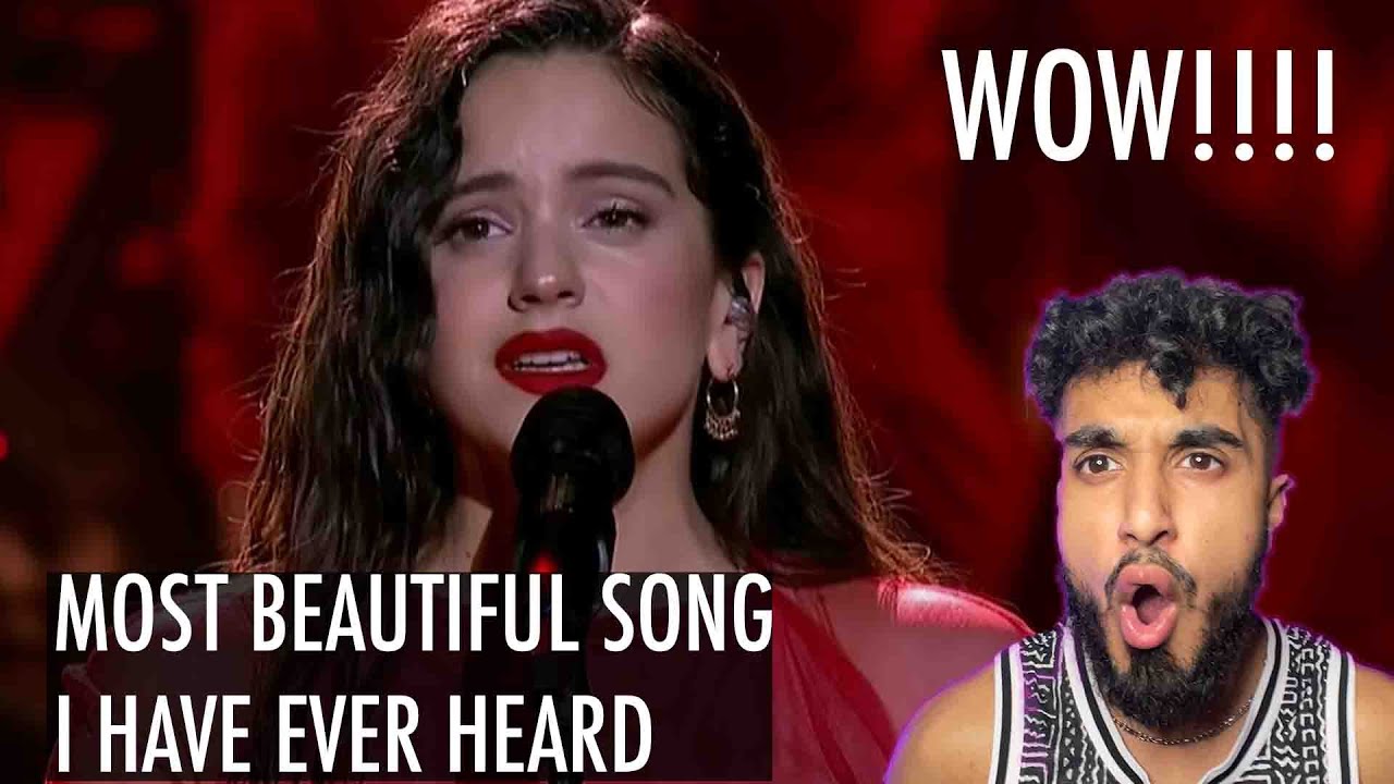 REACTION - Rosalía canta 'Me quedo contigo' (THE MOST BEAUTIFUL SONG I HAVE EVER HEARD!!!!!)