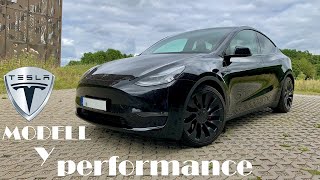 Tesla Model Y Performance Pov Testdrive Interior Exterior Design 526 Ps Pure Electric Suv