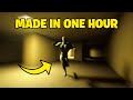 I made a backrooms horror game in 1 hour