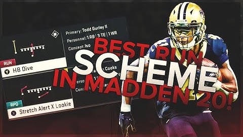 Madden 20 Tip - BEST RUN SCHEME IN THE GAME * UNSTOPPABLE*