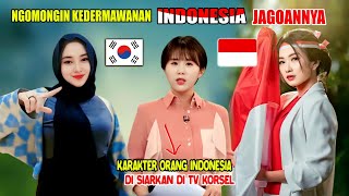 Bangga Luar biasa..Paket komplit .karakter Orang indonesia 🇮🇩 yg gini disiarkan di tv korsel🇰🇷