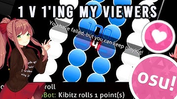 Osu!Mania But You 1v1 Me For Osu!Supporter