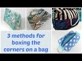 3 methods for boxing the corners on a bag
