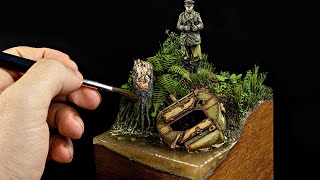 &quot;Gone Fishing&quot; -  Epoxy Resin Water Diorama