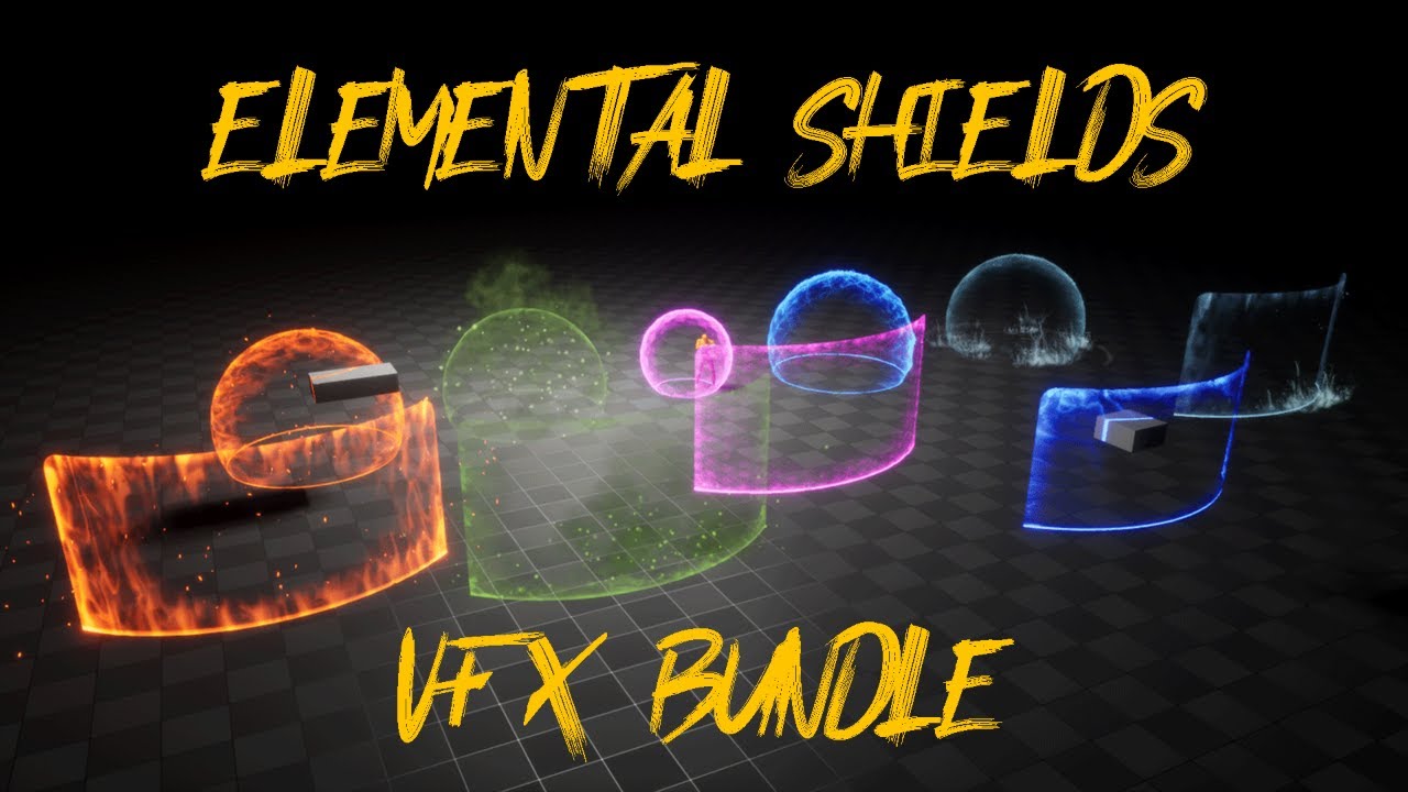 Elemental Shields VFX Bundle - YouTube