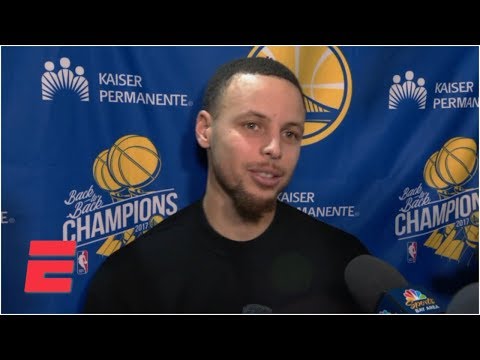 Steph Curry jokes about slipping on layup | NBA Sound