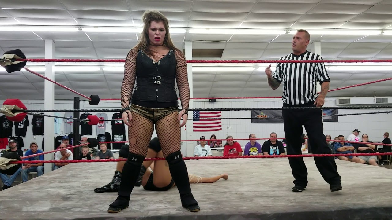 Harley vs. Shawna Reed officiated by Referee Wayne Silver